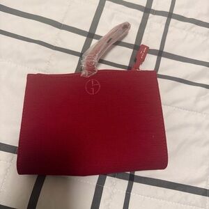 Giorgio Armani Red Cosmetic Bag
